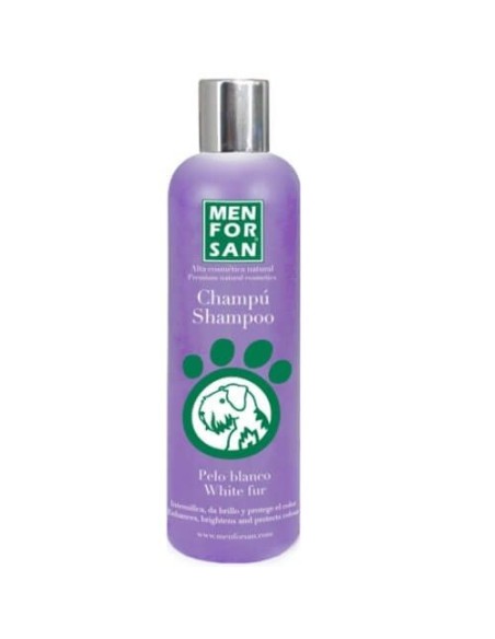 Menforsan champu para perros de pelo blanco 300 ml