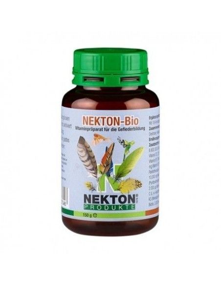 Nekton Bio 750 gr stimulates the growth of the plumage