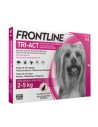 Frontline Tri-Act Pipettes pour chiens de 2 à 5 kg., 3 pipettes