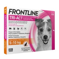Frontline Tri-Act Pipettes pour les chiens de 5 à 10 kg 3 pipettes