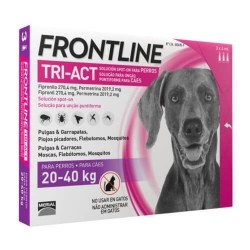 Frontline Tri-Act Pipettes pour chien de 20 à 40 kg 3 pipettes