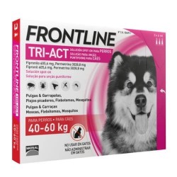 Frontline Tri-Act Pipetas para perros  40-60 kg, 3 pipetas