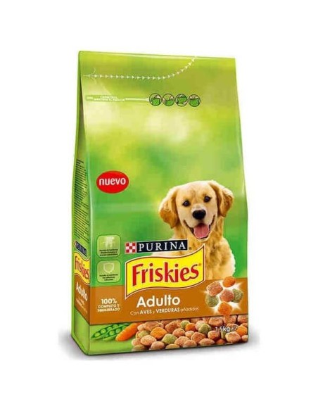 Friskies adulto con ave y verduras bolsa 3 kg