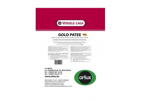 Orlux Goldpatee parakeets 25 kg. professional