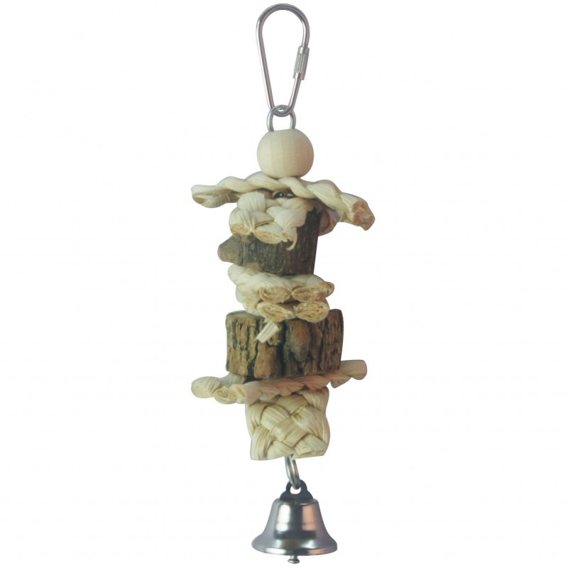 Natural wooden toy for birds ICA BR405