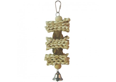 Natural wood toy for birds ICA BR406