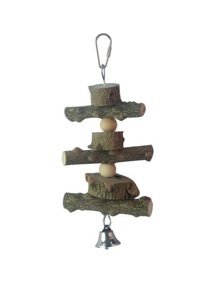 Natural wood toy for birds ICA BR413