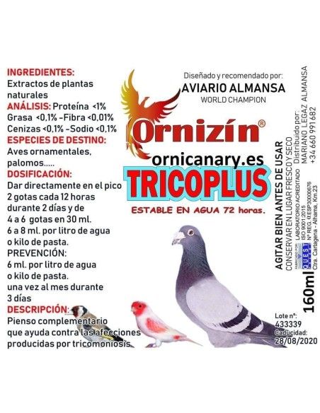 Tricoplus ORNIZIN 160 ml