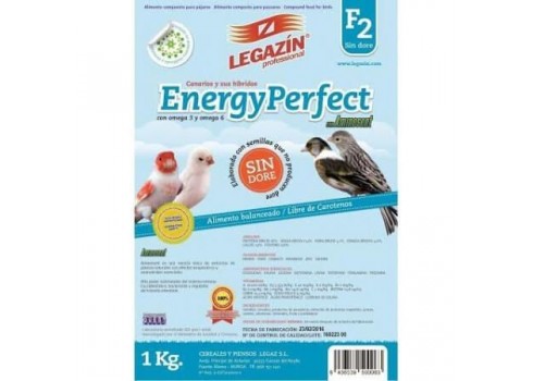 Alimento equilibrado para pájaros LEGAZIN ENERGY PERFECT F2 5 kg