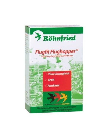 Comprimidos energéticos FLUGFIT FLUGHOPPER ROHNFRIED