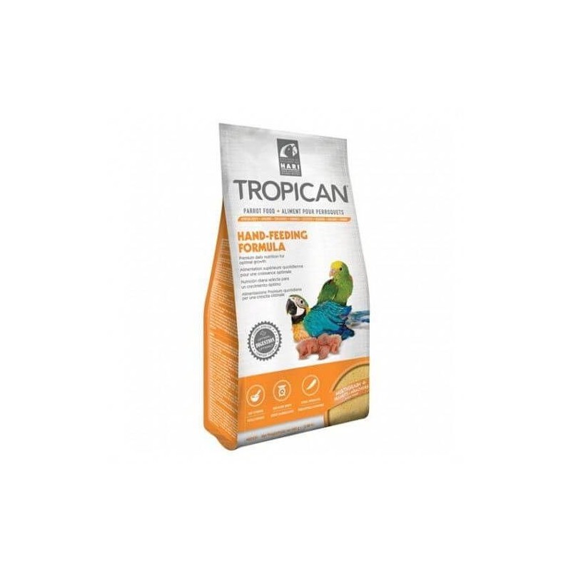 Bébé de la nourriture pour perroquets et perruches TROPICALE 400 gr Bébé de la nourriture pour perroquets et perruches TROPICALE 400 gr