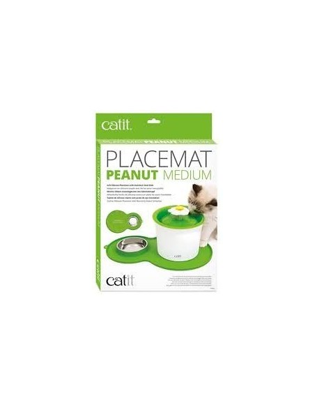 Alfombra de silicona PLACEMAT PEANUT MEDIUM HAGEN TROPICAN MASCOTAS - 1