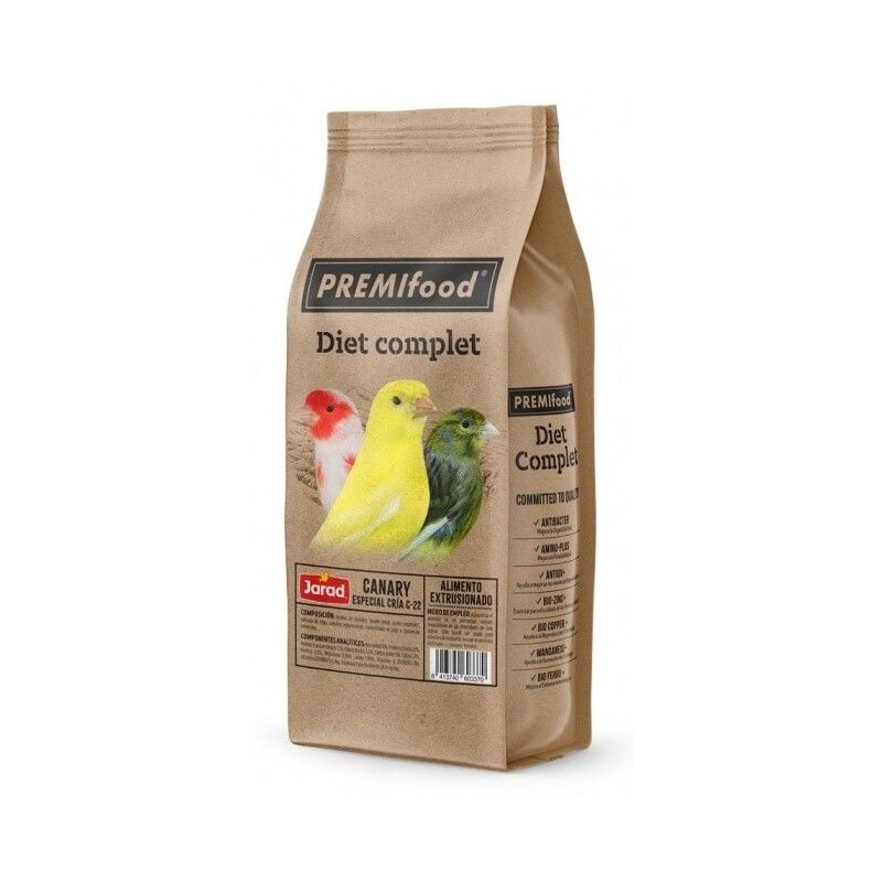 PREMIFOOD Canary Diet complet c22 special breeding 700 gr. Jarad - 1