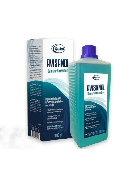 calcio liquido AVISANOL QUIKO para todo tipo de aves 250 ml Quiko - 1