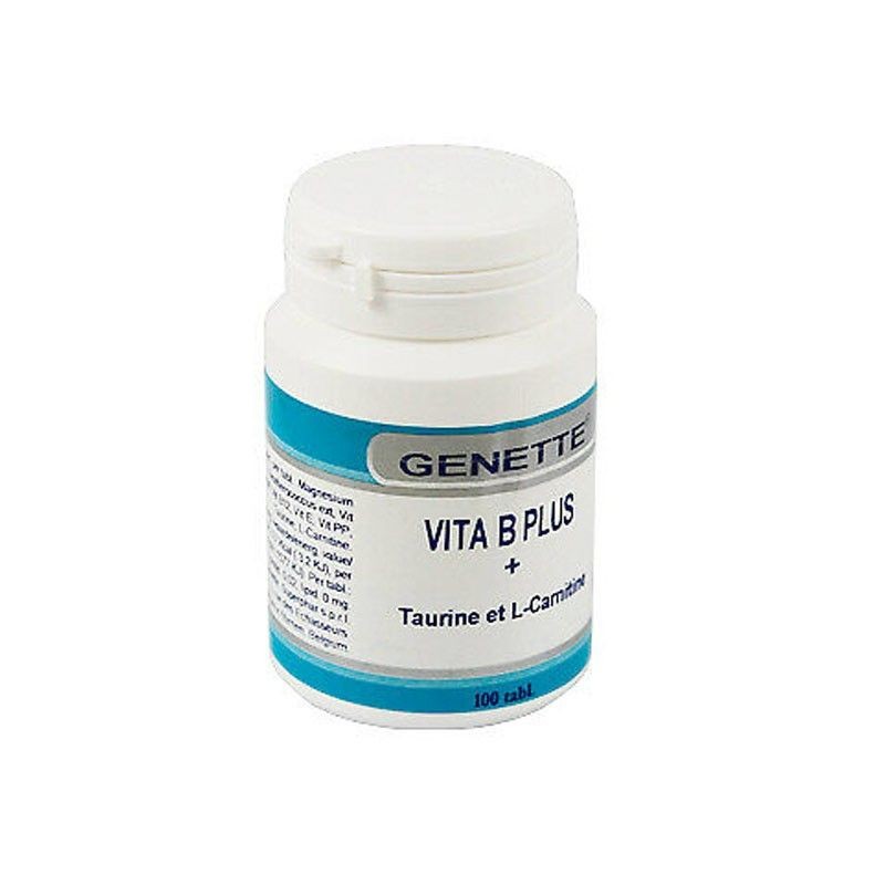 Vita B Plus + Taurine and L-Carnitine 100 tablets (revitalizing and fortifying) for pigeons Genette - 1