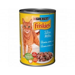 friskies nourriture humide pour saumon chat et thon, paquet d’économie 24x400 gr FRISKIES - 1