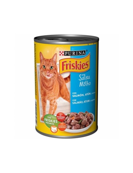 alimento húmedo FRISKIES para gato salmón y atún, pack ahorro 24x400 gr  FRISKIES - 1