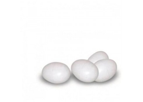 huevos falsos macizos tamaño grande tipo PALOMAS COMPLEMENTOS PARA AVES - 1