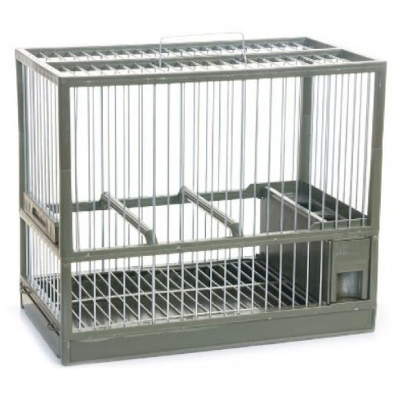 cage of claim C2 green, with drawer and rack COMPLEMENTOS PARA AVES - 1
