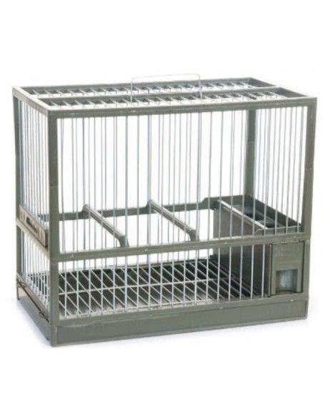 cage of claim C2 green, with drawer and rack COMPLEMENTOS PARA AVES - 1