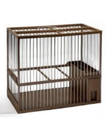 cage of claim C2 brown, with drawer and rack COMPLEMENTOS PARA AVES - 1