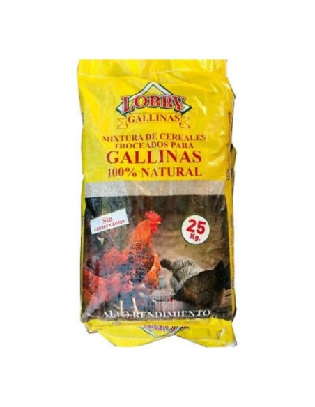 Mixtura de cereales troceados para gallinas, 25kg  - 1