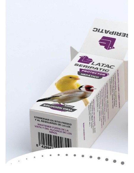 SERIPATIC LATAC Protecteur du foie pour oiseaux 50 ML Latac - 1