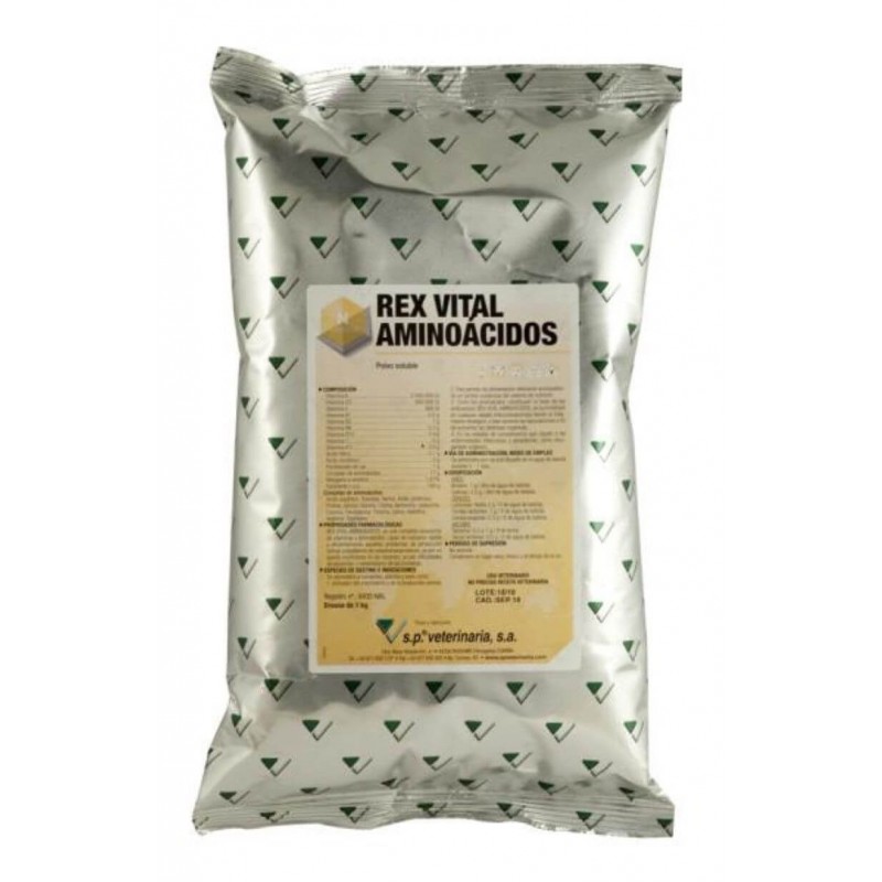 REX VITAL aminoácidos S.P. polvo 1 kg s.p veterinaria - 1