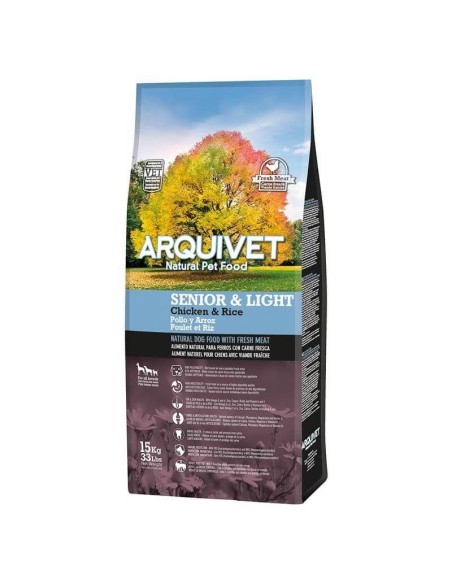 ARQUIVET light, para perro SENIOR, pollo y arroz, 15 kg ARQUIVET SLU - 1