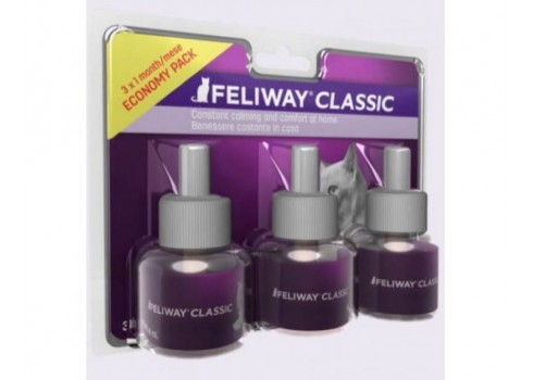 FELIWAY CLASSIC para gatos recambio 3 unidades 48 ml FELIWAY - 1