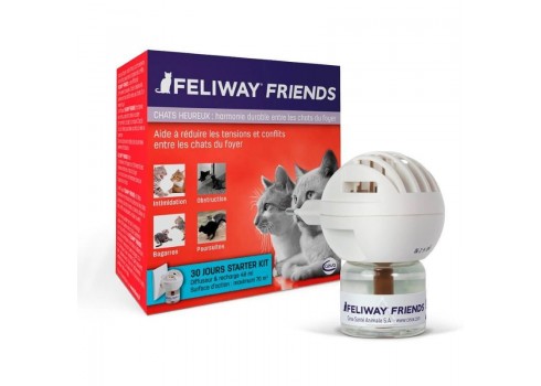 FELIWAY FRIENDS tranquilizante para grupos de gatos difusor con recambio 48 ml FELIWAY - 1