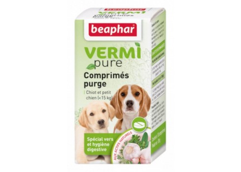 pastillas antiparasitarias VERMI PURE BEAPHAR para cachorros y perros de menos de 15 kg BEAPHAR  - 1