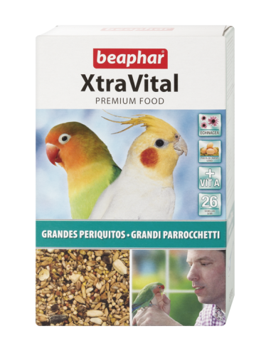 mixtura XTRA VITAL BEAPHAR para agapornis y ninfas 500 gr BEAPHAR  - 1