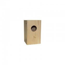 Wooden nest for NINFAS 18 x 30 x 22 cm COMPLEMENTOS PARA AVES - 1