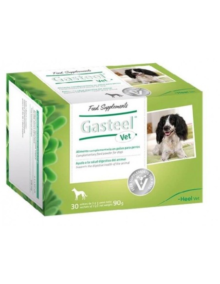 ayuda digestiva GASTEEL para perros en polvo 30 sobres de 3 gr. LABORATORIOS HEEL - 1