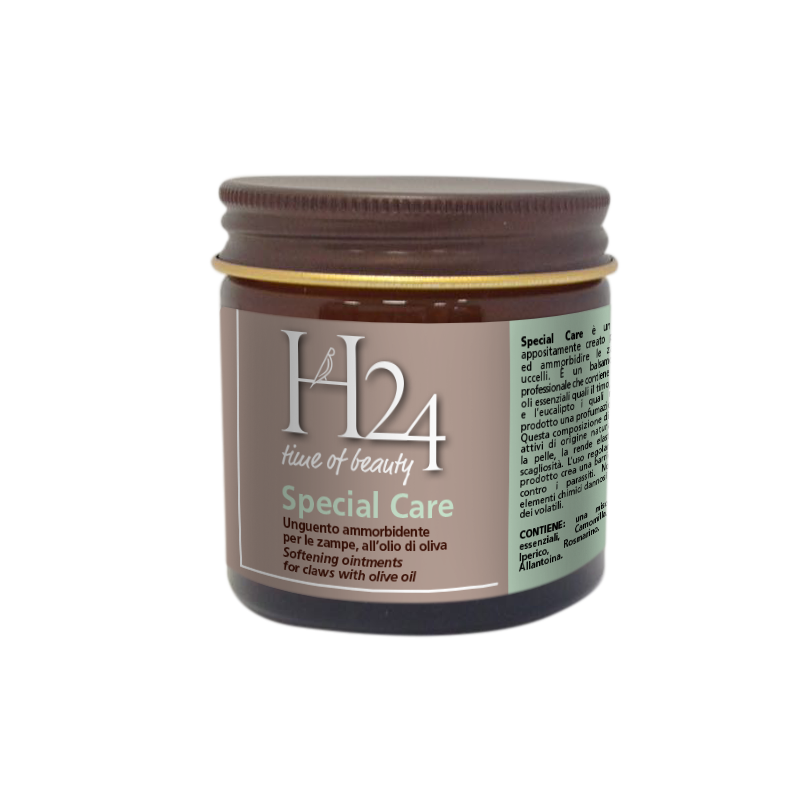 SPECIAL CARE H24 ointment to hydrate birds' legs and nails 60 ml GREENVET - 1