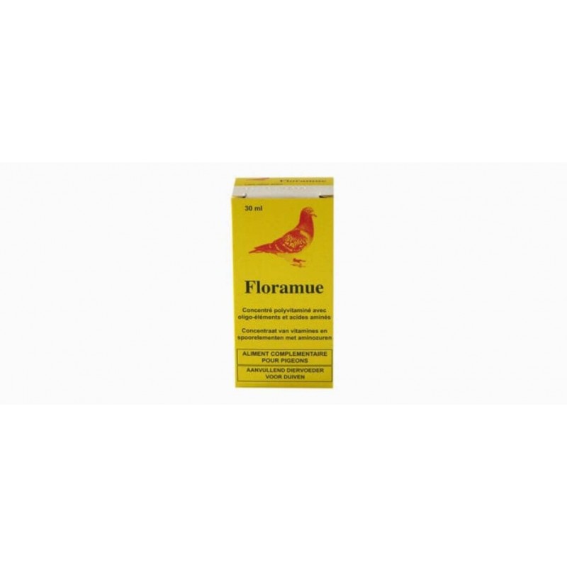 composé vitaminique FLORAMUE MOUREAU avec acides aminés pour pigeons 30 ml Moureau - 1
