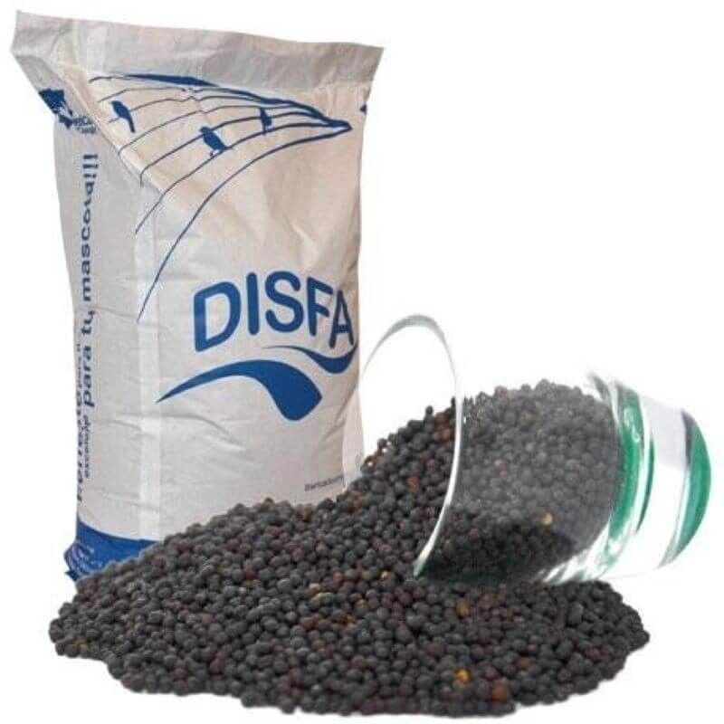 Nabina negra DISFA para aves bolsa de 4 kg DISFA - 1