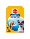 cuidado dental DENTASTIX PEDIGREE para perros de 5 a 10 kg, pack 4 bolsas x 7 piezas PEDIGREE - 1