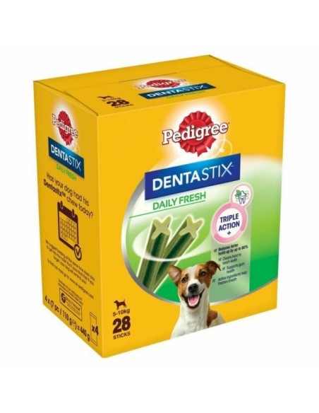 DENTASTIX PEDIGREE DAILY FRESH dental care for dogs 5 to 10 kg, pack 4 bags x 7 pieces PEDIGREE - 1