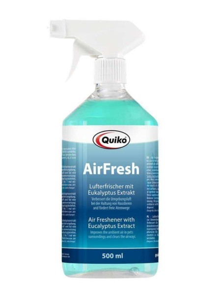 Ambientador QUIKO AIR FRESH con aroma de eucalipto, para aviarios y palomares 500 ml Quiko - 1