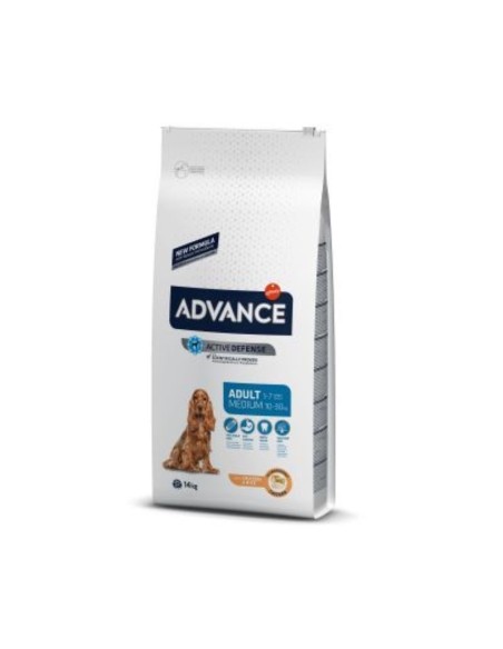 pienso para perro ADVANCE ADULT MEDIUM con pollo y arroz 14 kg ADVANCE - 1