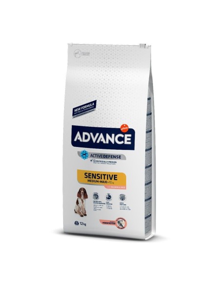 alimentation pour chiens ADVANCE MEDIUM SENSIBLE saumon et riz 12 kg ADVANCE - 1