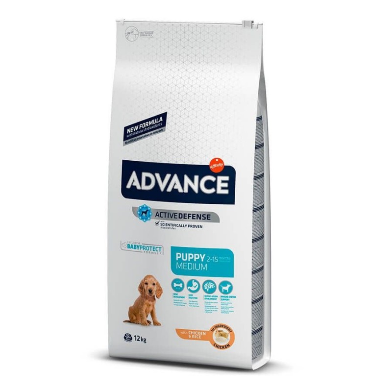 Dog feed ADVANCE MEDIUM PUPPY 12 kg ADVANCE - 1