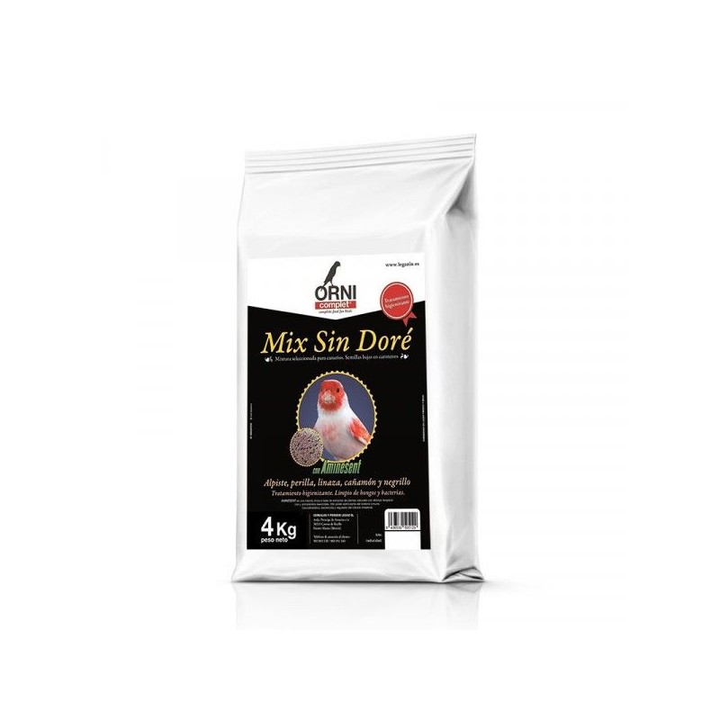 Mix for canaries ORNI COMPLET SIN DORÉ bag of 4kg ORNIZIN - 1
