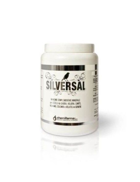 minerales y oligoelementos para aves en polvo SILVERSAL CHEMIFARMA 500 gr CHEMIFARMA SPA - 1