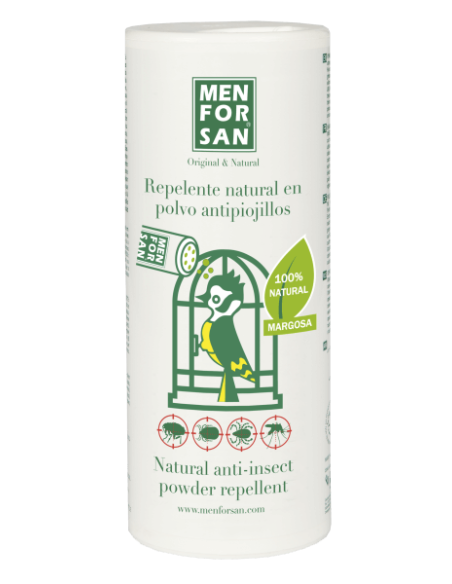 REPELENTE NATURAL EN POLVO ANTIINSECTOS PARA PAJAROS 250 GR