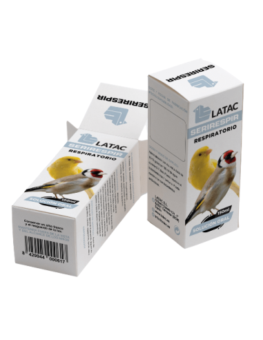 suplemento respiratorio SERIRESPIR LATAC para aves liquido 150 ml Latac - 1