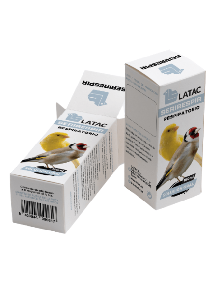 respiratory supplement SERIRESPIR LATAC for liquid birds 150 ml Latac - 1