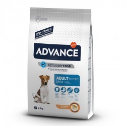 Alimentation pour chiens ADVANCE MINI POULET ADULTE et riz 7,5 kg ADVANCE - 1